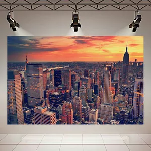 پوستر مدل بک لایت طرح نمای شهر نیویورک