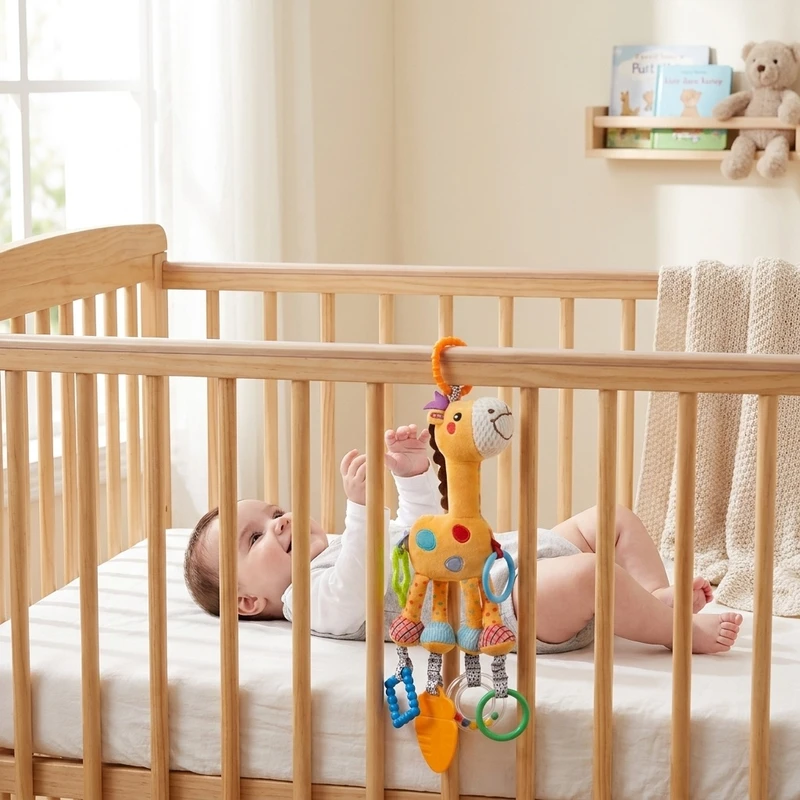 آویز تخت کودک توماما کیدز مدل TM-275 طرح زرافه