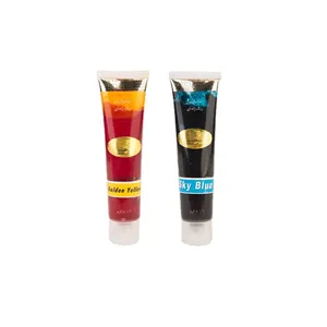 رنگ خوراکی ژله ای طلایی و آبی روشن نیلیگون - 50 گرم بسته 2 عددی