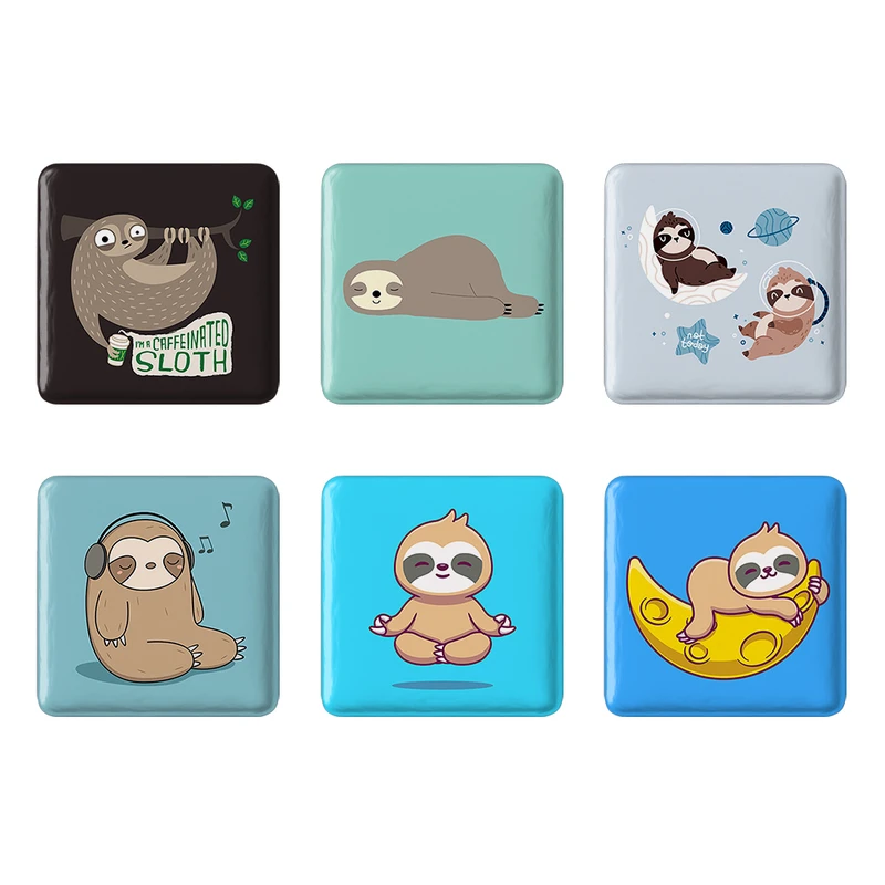 مگنت خندالو طرح تنبل Sloths کد 1683A مجموعه 6 عددی