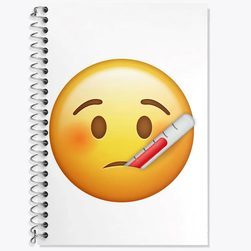 دفتر لغت 50 برگ خندالو مدل ایموجی کد 24651