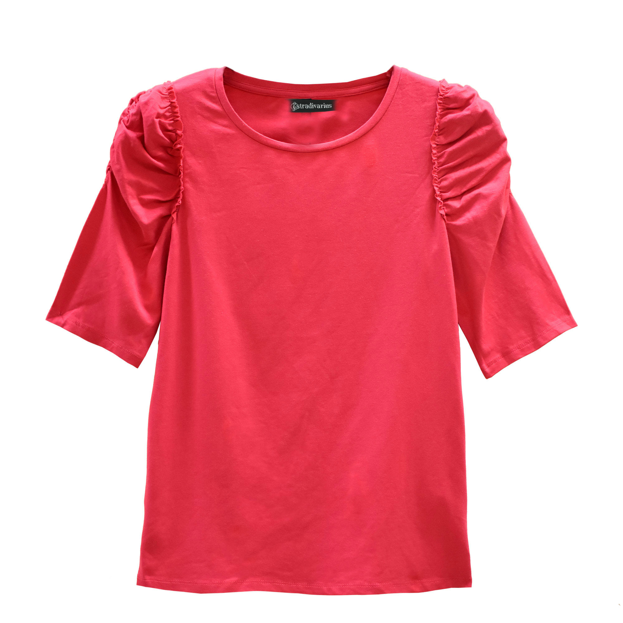 تی شرت زنانه استرادیواریوس مدل 2518210145