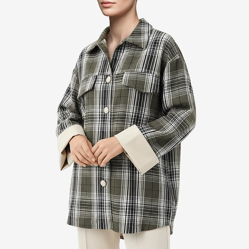 تونیک آستین بلند زنانه سرژه مدل 232186