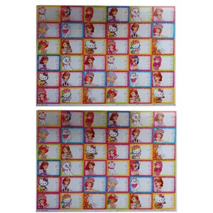 برچسب مدل نام و کلاس طرح کارتونی بسته 2 عددی