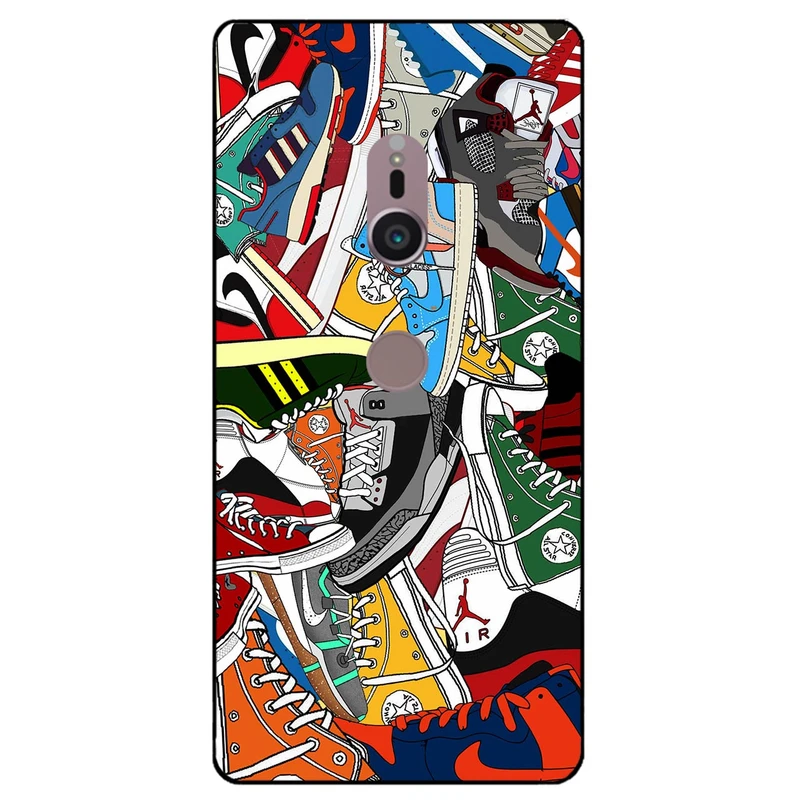 کاور مگافون طرح کفش مدل 7704 مناسب برای گوشی موبایل سونی Xperia XZ2