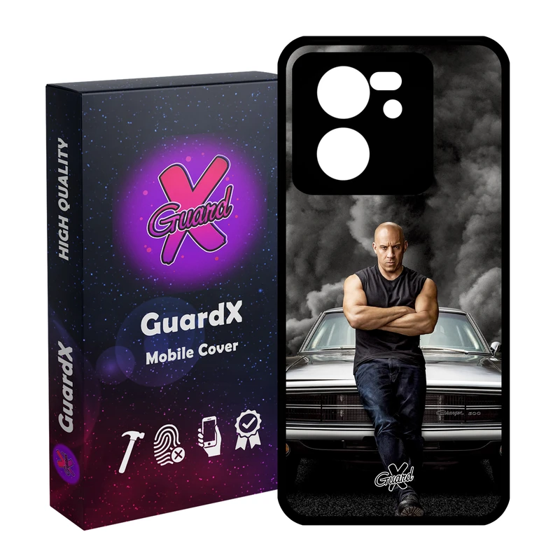 کاور گارد ایکس طرح Vin Diesel مدل Glass10183 مناسب برای گوشی موبایل شیائومی 13T/13T Pro/Redmi K60 Ultra