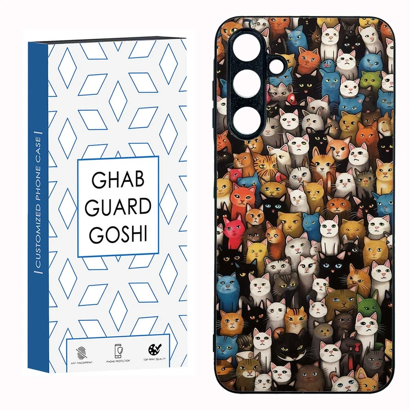 کاور قاب گارد گوشی طرح گربه کد TPU-293 مناسب برای گوشی موبایل سامسونگ GALAXY A16