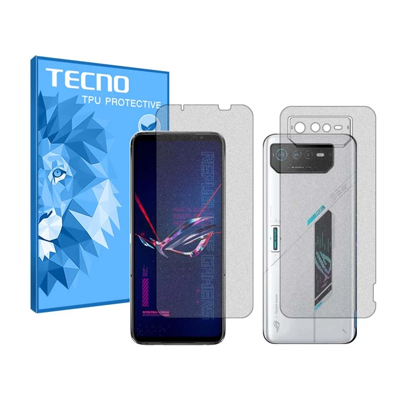 محافظ صفحه نمایش مات تکنو مدل Resistant مناسب برای گوشی موبایل ایسوس ROG Phone 6 به همراه محافظ