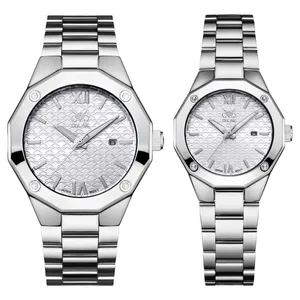 ست ساعت مچی عقربه ای زنانه و مردانه اوبلاک مدل 72723