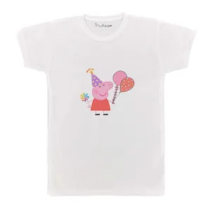 تی شرت بچگانه پرمانه طرح پپا پیگ کد pmt.4750