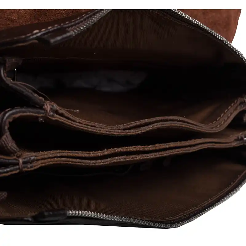 کیف گردنی چرم کن ا مدل D-482