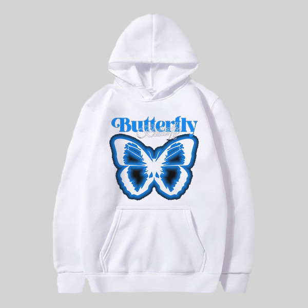 هودی دخترانه مدل پروانه butterfly کد z007