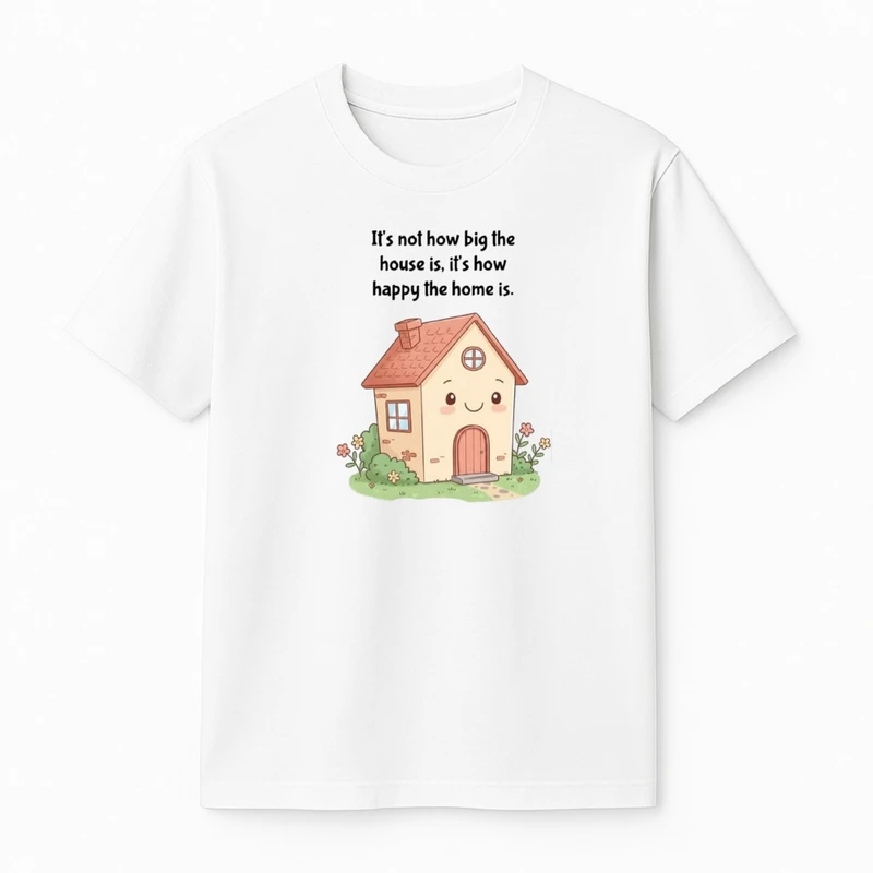 تی‌شرت آستین کوتاه پسرانه مدل خانه 