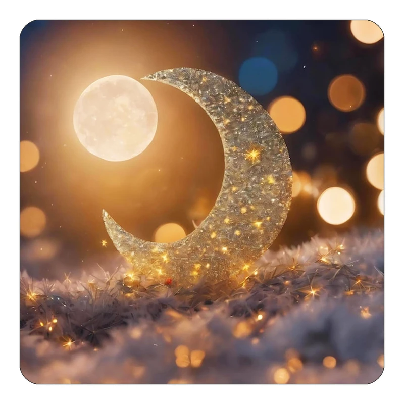 مگنت کاکتی طرح ماه و ستاره مدل mp51269