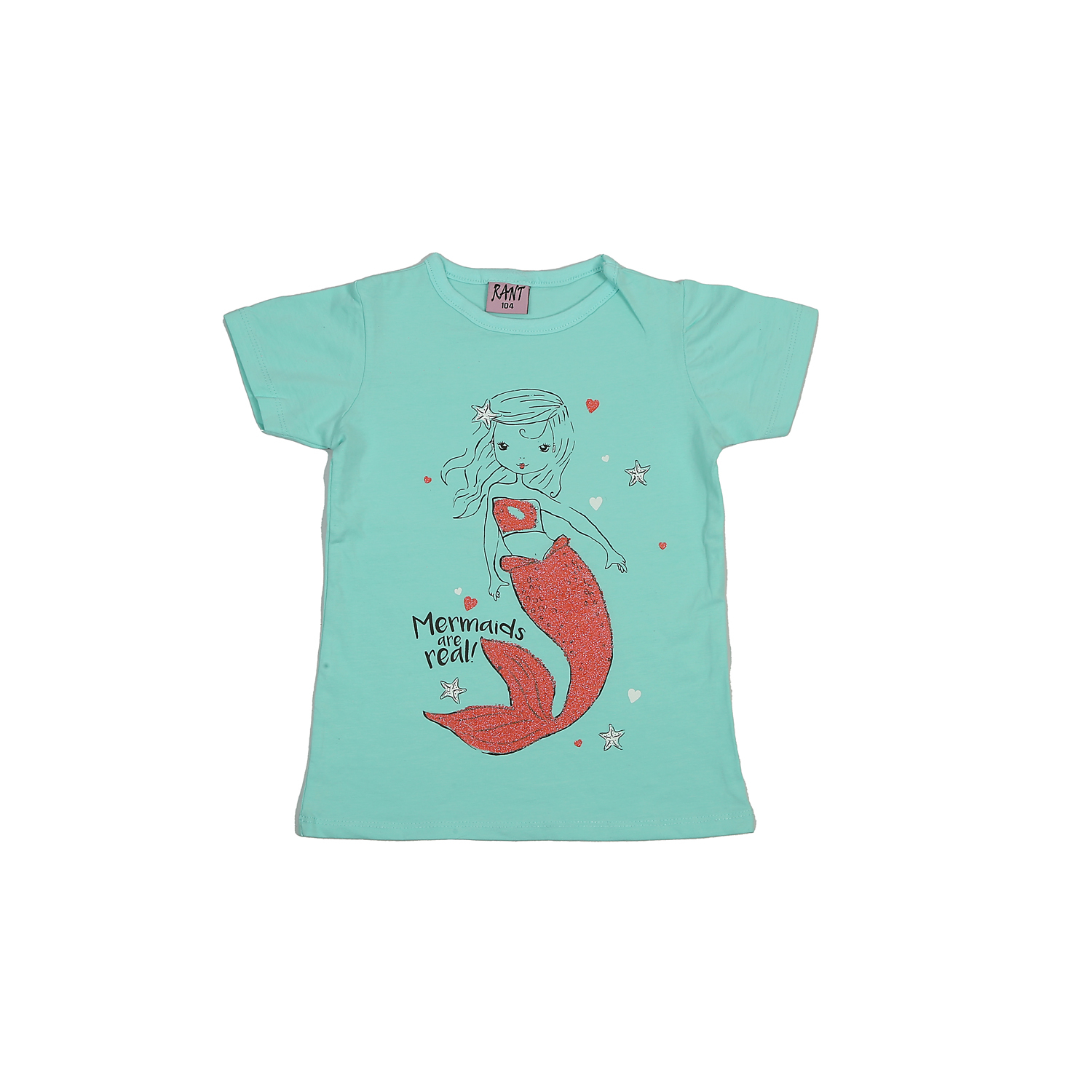 تی شرت آستین کوتاه دخترانه مدل 1365