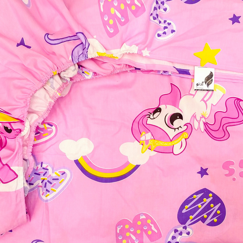 ملحفه کودک آدنو مدل Unicorn کد IR34 سایز 80x180 سانتی متر ملحفه کودک آدنو مدل Unicorn کد IR34 سایز 80x180 سانتی متر