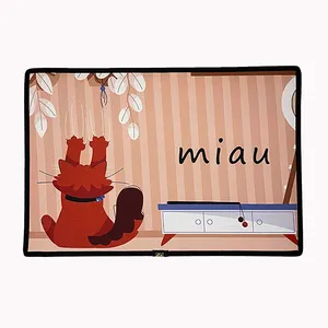 مت زیرانداز ظرف غذا و آب گربه مدل p2