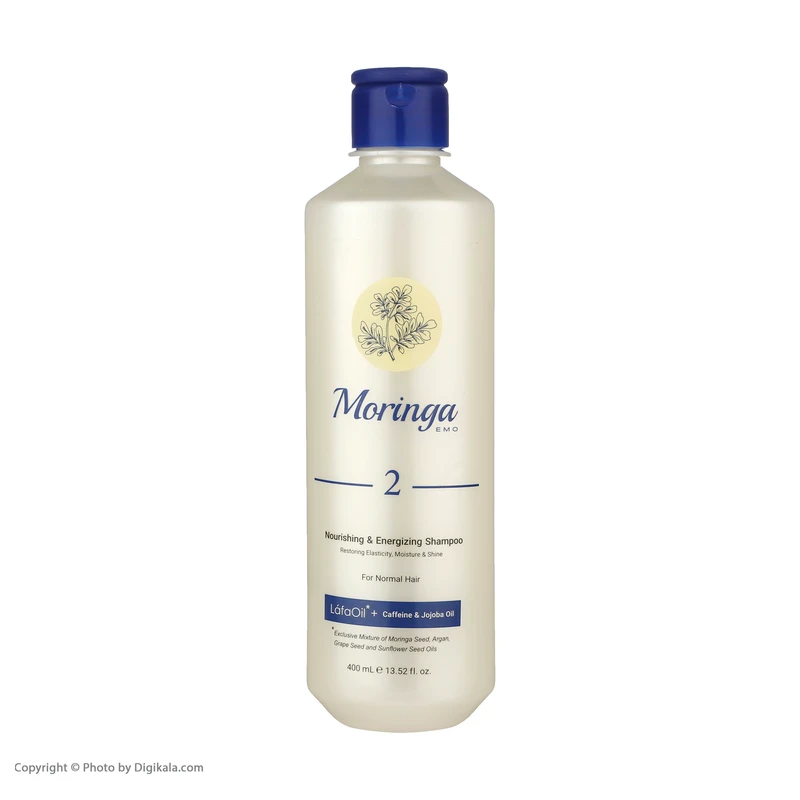 عکس شماره 3 : شامپو مو مورینگا امو مدل sh02 مناسب برای موهای معمولی حجم 400 میلی لیتر