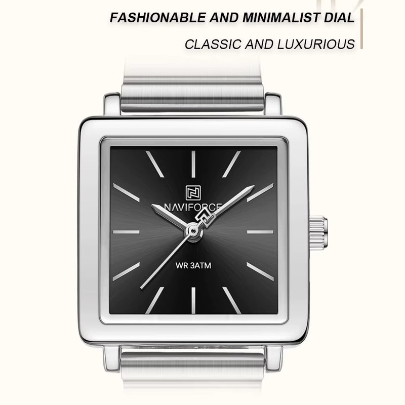 ساعت مچی عقربهای کوارتز زنانه نیوی فورس مدل NF5048SBS ساعت مچی عقربهای کوارتز زنانه نیوی فورس مدل NF5048SBS