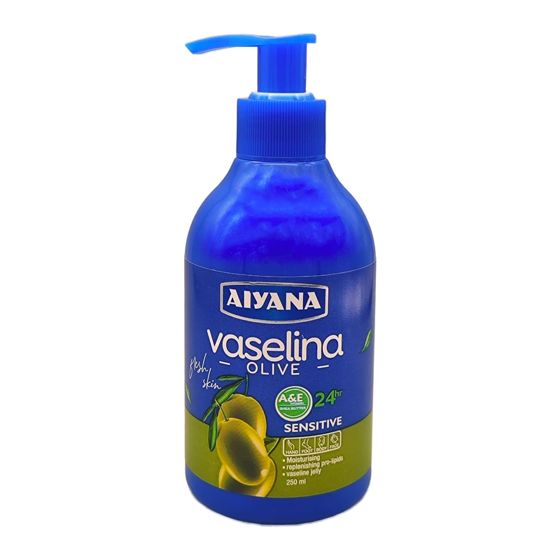 وازلین  بدن آیانا مدل زیتون مناسب برای انواع پوست حجم 250 میلی لیتر
