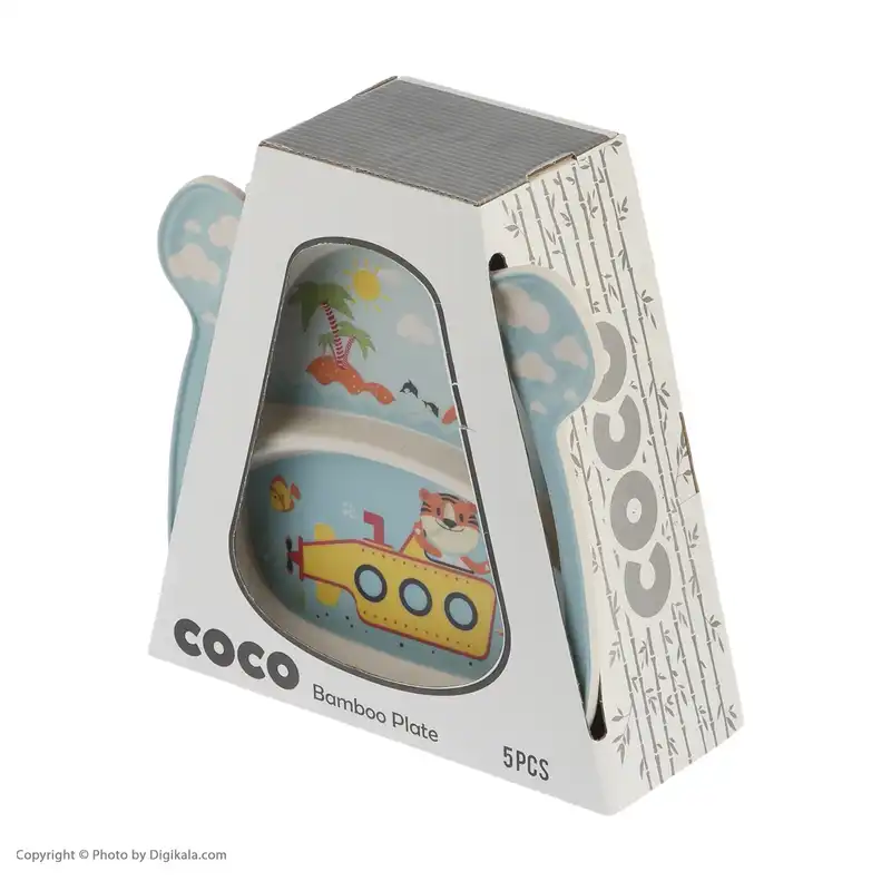 ظرف غذا 5 تکه کودک مدل LighthouseNew