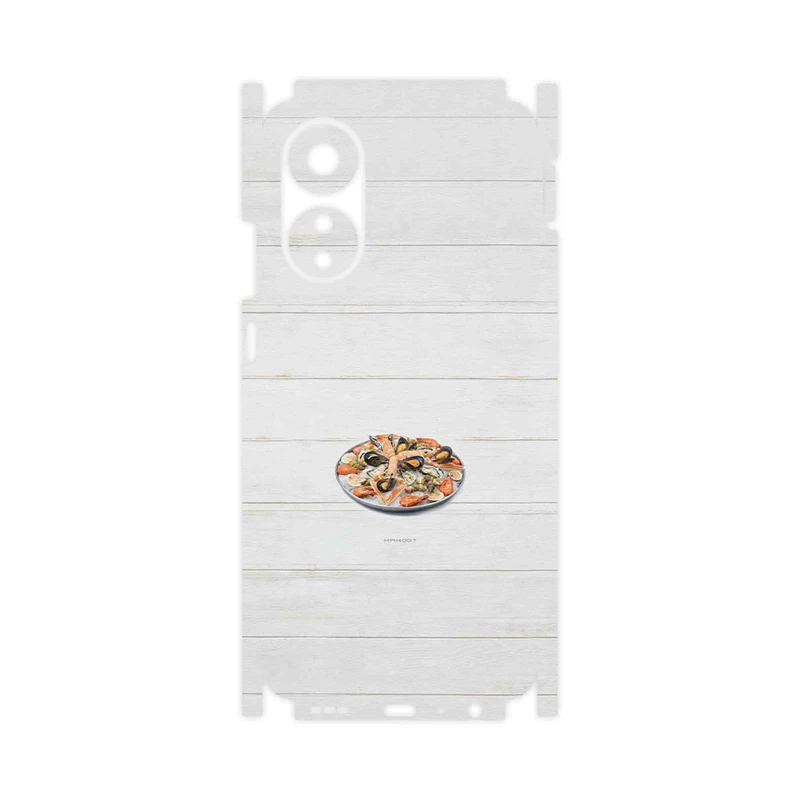 برچسب پوششی ماهوت مدل Seafood-FullSkin مناسب برای گوشی موبایل اپو A78 4G
