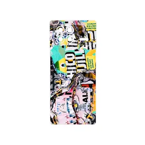 MAHOOT Collage of Teared Paper Cover Sticker for Xiaomi Mix Fold 3