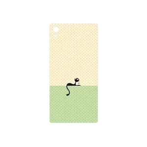 MAHOOT Minimal Internet Cat Icon Cover Sticker for Sony Xperia Z5