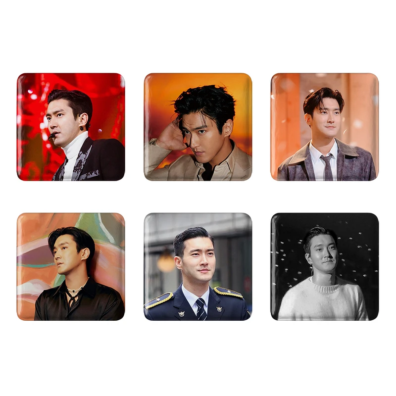 مگنت خندالو طرح شیوون گروه سوپر جونیور Super Junior کد 1287A مجموعه 6 عددی