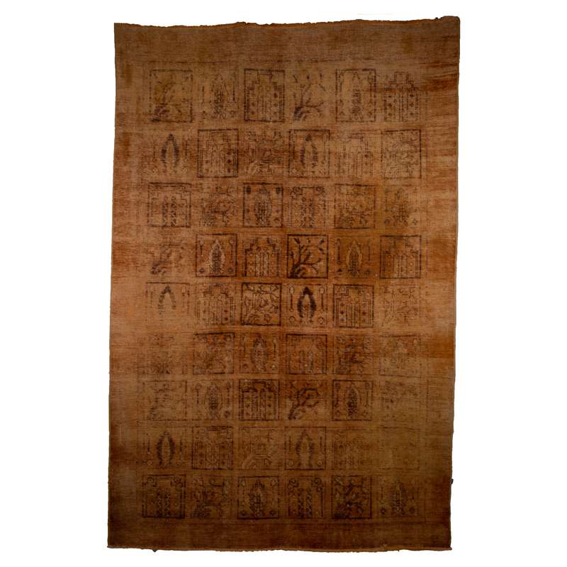 فرش دستبافت رنگ شده پنج متری کد 1348