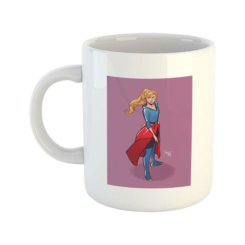 ماگ طرح کارتونی مدل سوپر گرل Super Girl S3