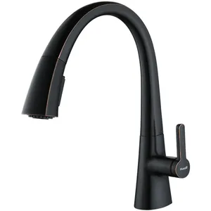 شیر آشپزخانه شاوری هوآیی مشکی مسی 67QP