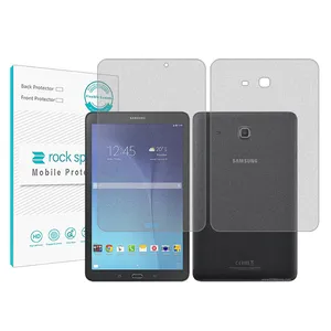 Rockspace model HyMTT screen protector suitable for Samsung Galaxy Tab E 9.6 tablet along with tablet back protector