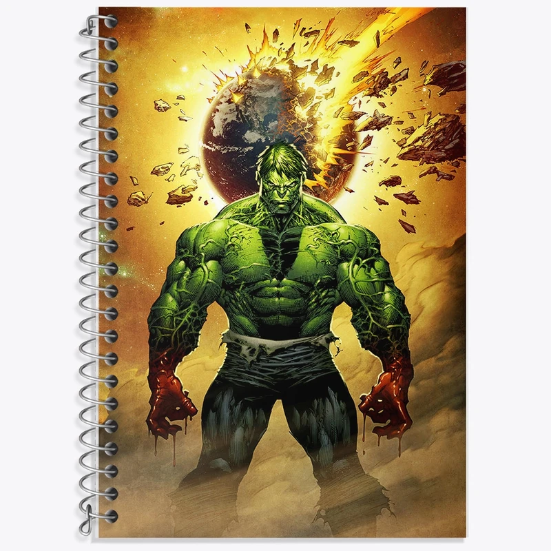 دفتر لغت 50 برگ خندالو طرح هالک کد F2128