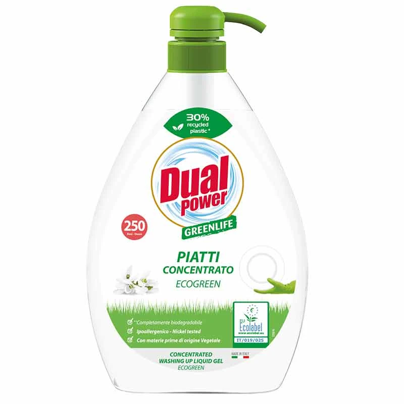 مایع ظرفشویی دوآل پاور مدل گیاهی حجم 1000 میلی لیتر