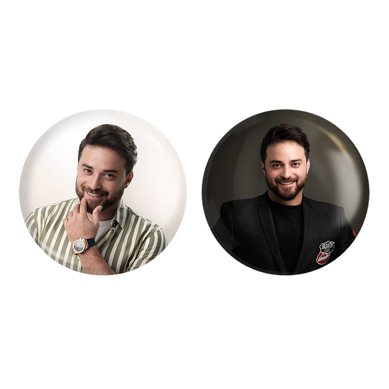 مگنت خندالو مدل بابک جهانبخش کد 63666365 مجموعه 2 عددی