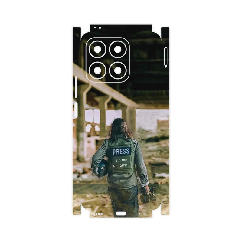 برچسب پوششی ماهوت مدل Reporter-FullSkin مناسب برای گوشی موبایل آنر X8a
