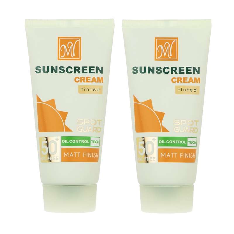 کرم ضد آفتاب رنگی مای spf50 مدل Spot Guard مناسب برای پوست مختلط و چرب حجم 50 میلی لیتر مجموعه 2 عددی کرم ضد آفتاب رنگی مای spf50 مدل Spot Guard مناسب برای پوست مختلط و چرب حجم 50 میلی لیتر مجموعه 2 عددی