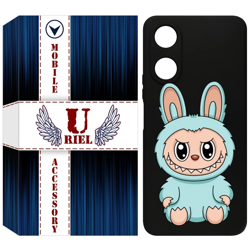 کاور یوریل قاب مدل KSH کد 144 طرح عروسک لبوبو مناسب برای گوشی موبایل آنر X5 Plus