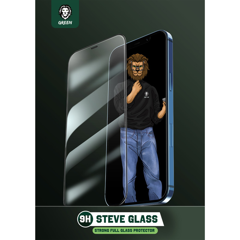 محافظ صفحه نمایش گرین لاین مدل Steve مناسب برای گوشی موبایل اپل iPhone 13 / 13 Pro
