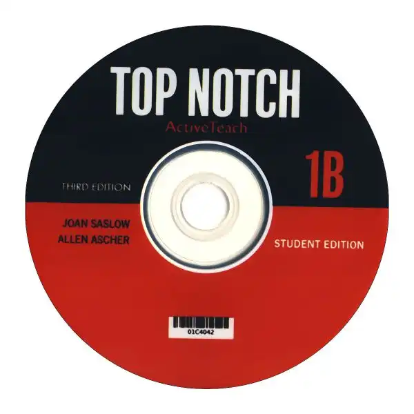 کتاب top notch 1b اثر JOAN SASLOW & ALLEN ASCHER انتشارات زبان مهر