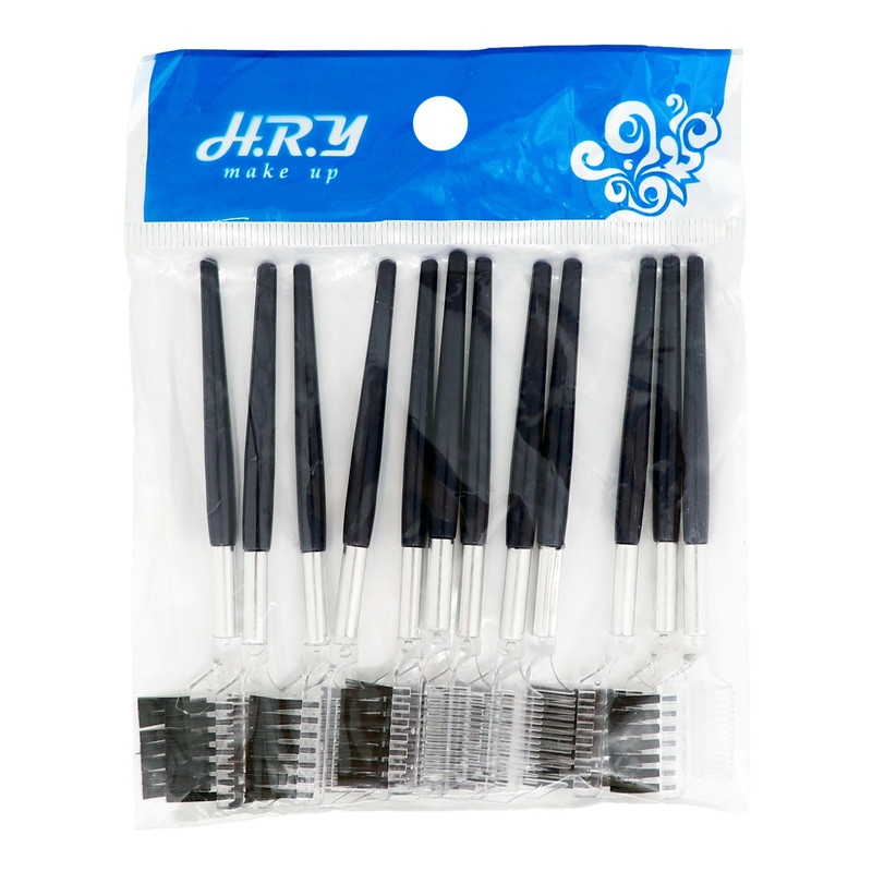 برس ابرو اچ آر وای مدل Beauty کد 055 بسته 12 عددی برس ابرو اچ آر وای مدل Beauty کد 055 بسته 12 عددی