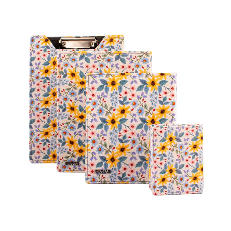 بسته لوازم تحریر شهاب مدل گلدار کد Lio216 مجموعه 4 عددی