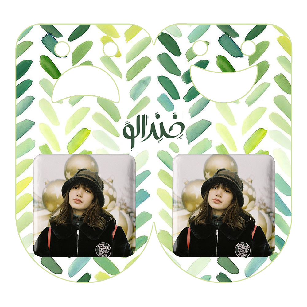 پیکسل خندالو مدل لیسا بلک پینک کد 14304 به همراه مگنت