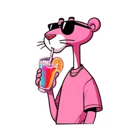 برچسب&nbsp;لپ تاپ طرح پلنگ صورتی کد 01