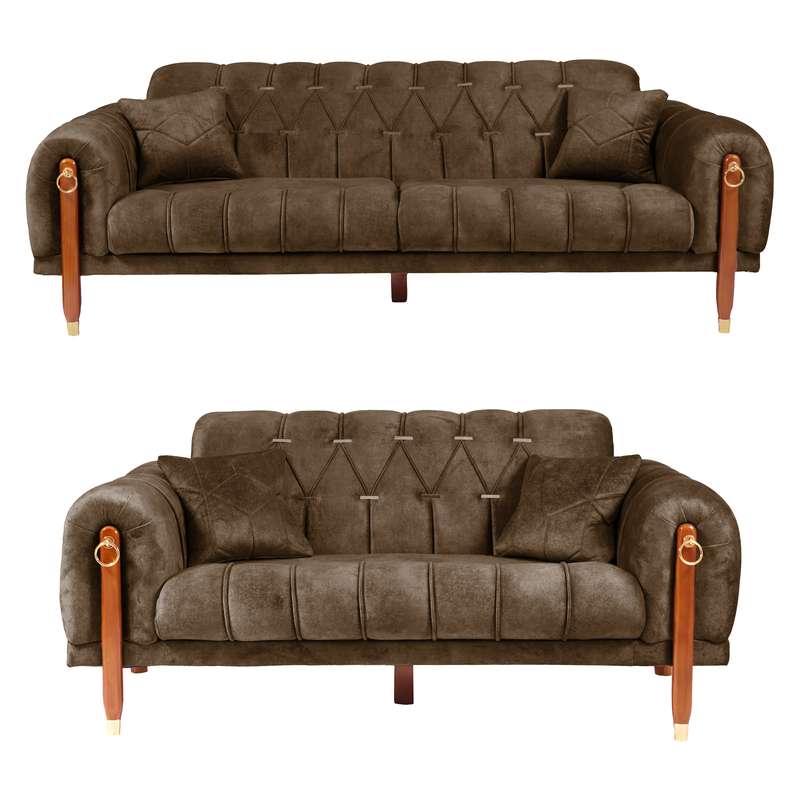 مبل راحتی پنج نفره چیدانه مدل چستر سلین 