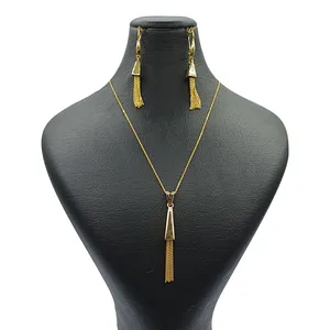 نیم ست طلا 18 عیار زنانه مدل FL 00472