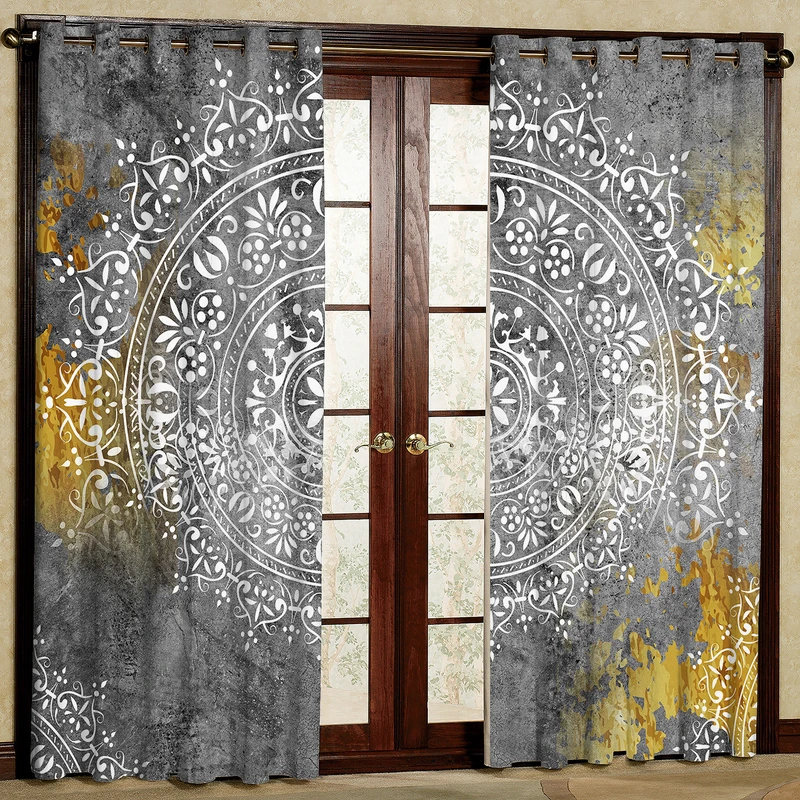 پرده مدل مخمل پانچی کد 4586 سایز 200x140 سانتی متر