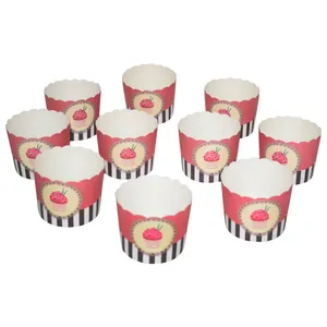 کپسول کاپ کیک مدل Ice Cream بسته 10 عددی 
