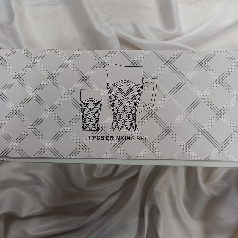 سرویس پارچ و لیوان 7 پارچه کارول کد 7022